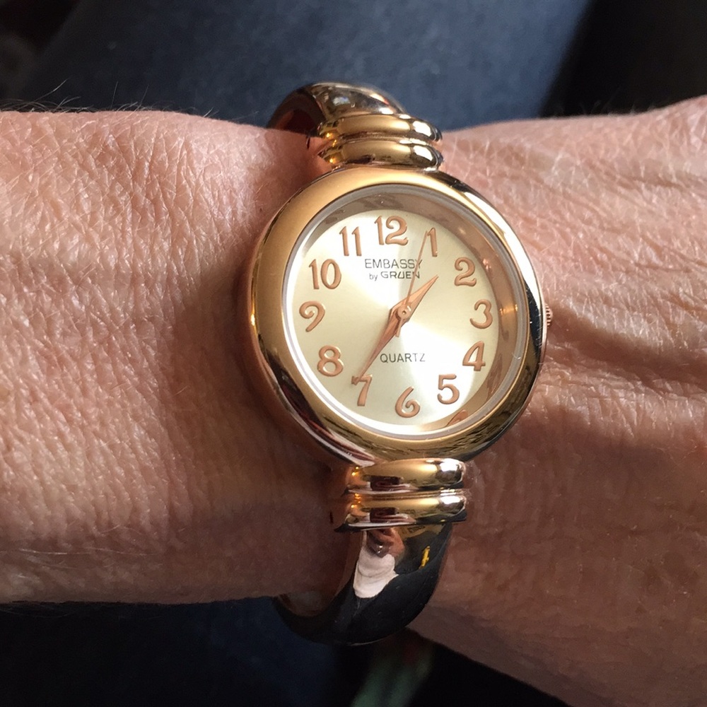 Embassy by Gruen rose gold watch